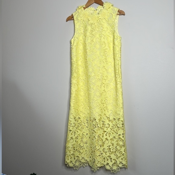 AKNVAS Mallie Floral lace sleeveless dress S NWOT - Picture 8 of 16